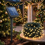 Luces Navidad Con Panel Solar