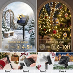 Luces Navidad Con Panel Solar